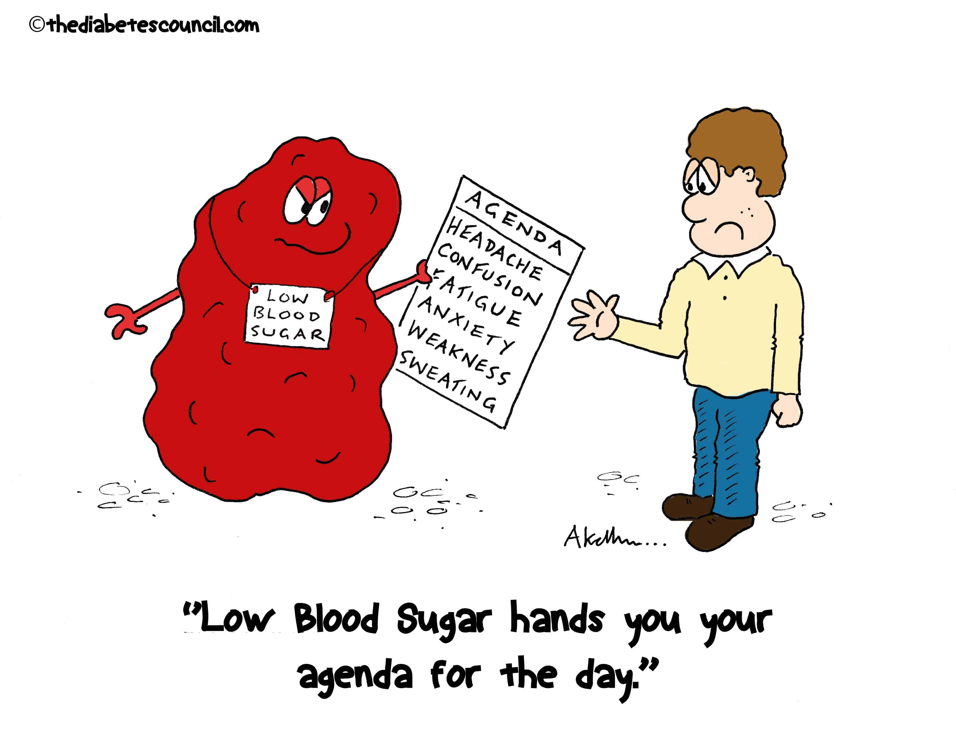 symptoms of low blood sugar