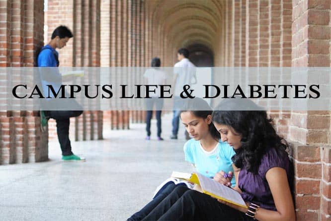 how to manage diabetes in dorm and campus life