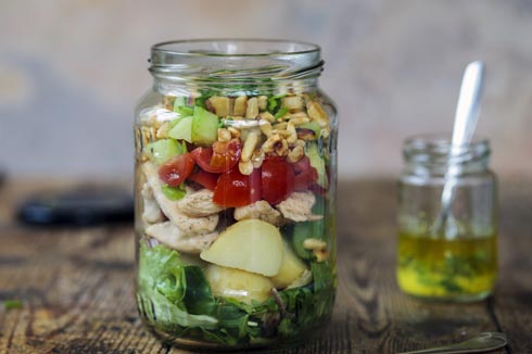 mason jar salad