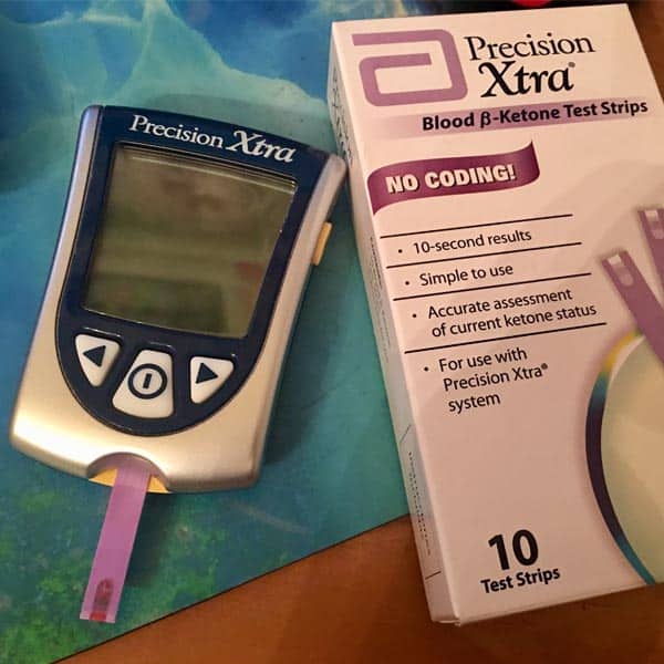 Precision Xtra Blood B Ketone Test Strips Accuracy Simple Use 10